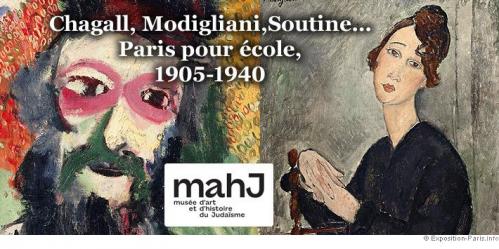 Chagall modigliani soutine paris pour ecole mahj