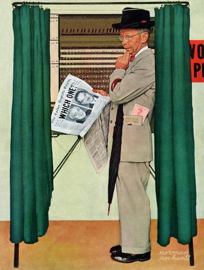Undecided norman rockwell